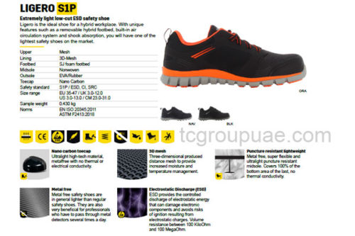 Ligero Sports Safety Shoes